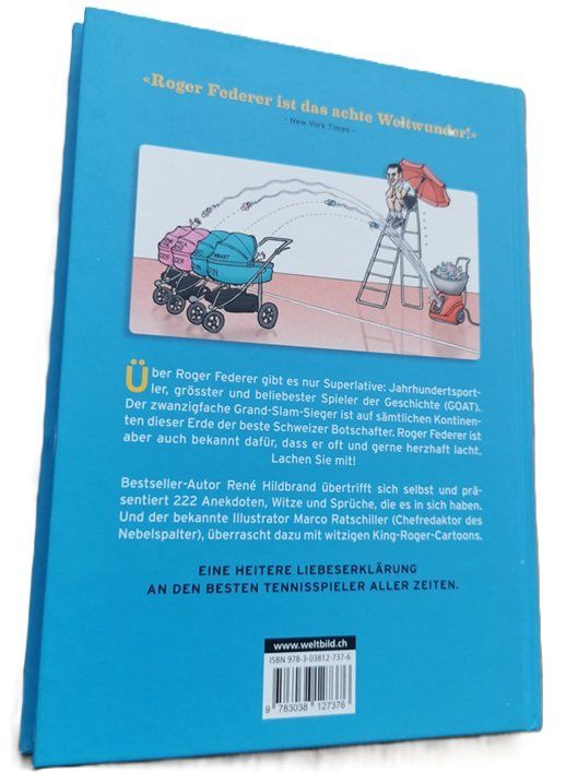 Bücher: Der lachende King Roger  (Buch, Roger Federer) – Gebraucht aus Wilen b. Wollerau von morethanmusic 1