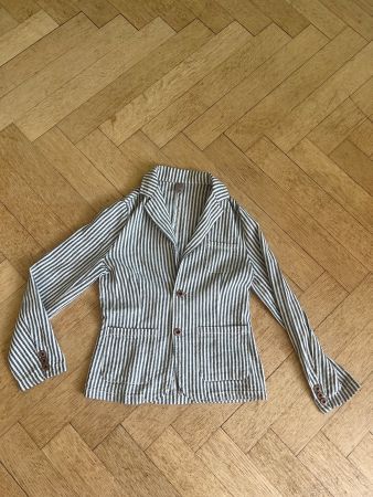 Jacke für Mädchen aus Baumwolle/Leinen 140