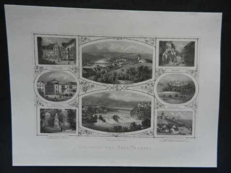 Incisioni: Schaffhausen Souvenirblatt – Usato da Risch venduto da Rischli15