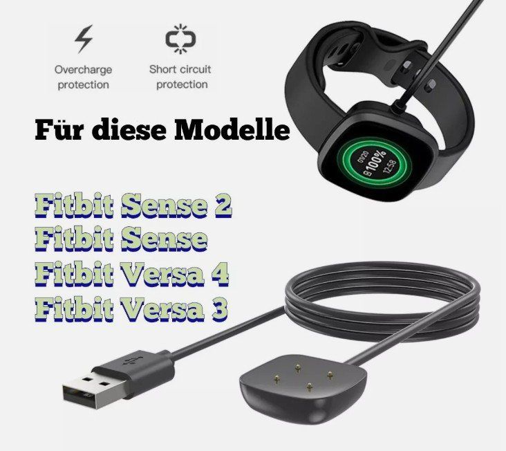 AWINNER Kompatibel für Fitbit Versa 3 & Versa 4 & Sense 2 & Sense