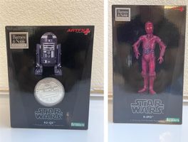 ✨Kotobukiya R2-Q2 + R-3PO 1:10 Star Wars !Selten!