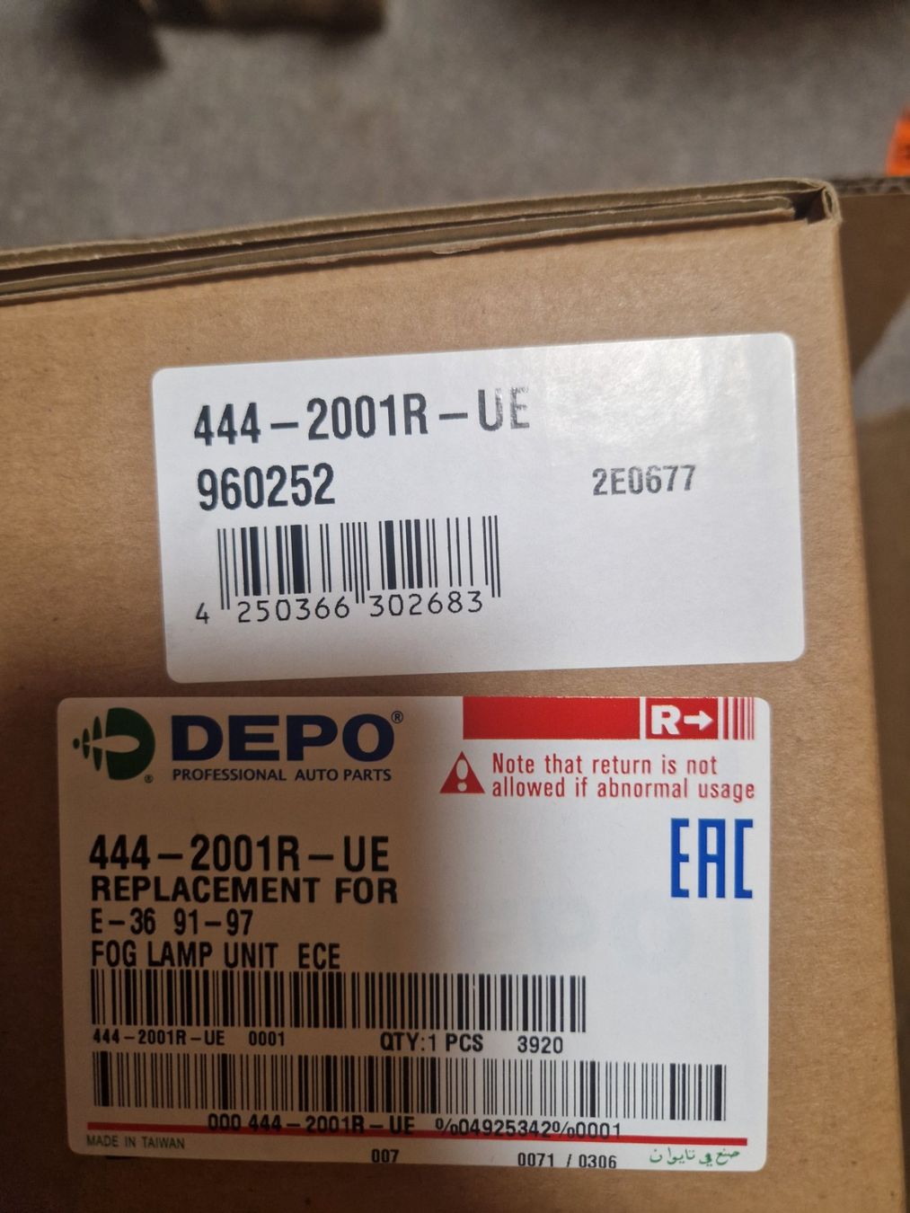 BMW Fari: Nebelscheinwerfer BMW 3er E36 Limo Coupe Cabrio Touring Comp – Nuovo e nell'imballaggio originale da Unterwasser venduto da top_ssb8 6