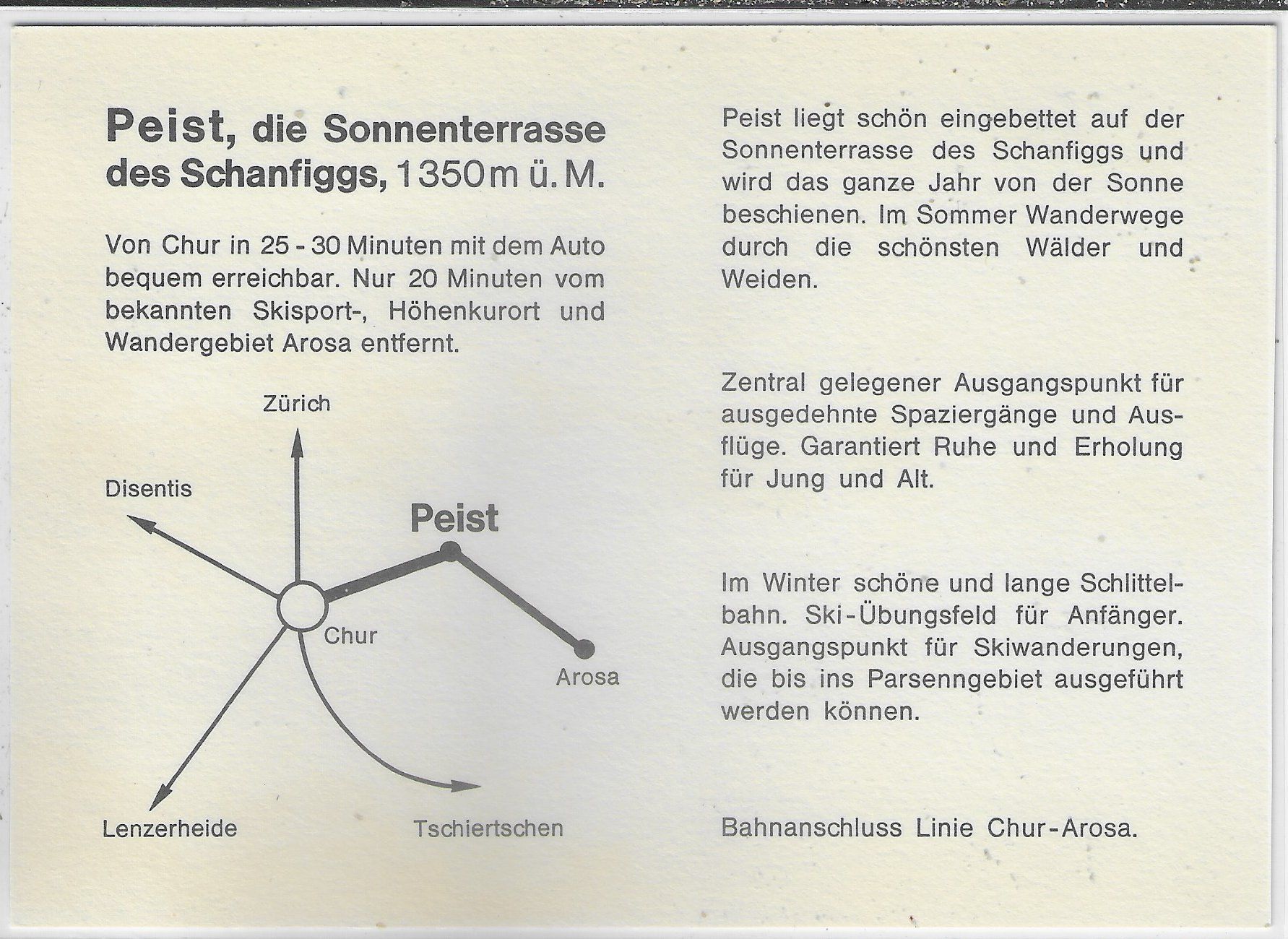 Ansichtskarten: Peist im Winter – Gebraucht aus Ettingen von Kartenplanet 1