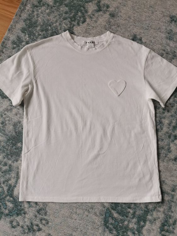 Weißes TShirt mit Herz Kaufen auf Ricardo