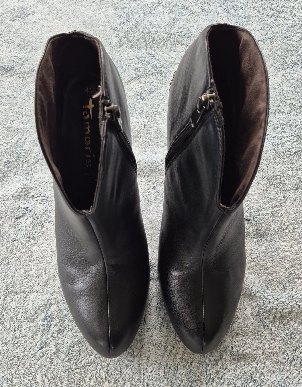 Tamaris Damenschuhe: Tamaris High Heel Lederstiefelette Gr. 41 – Gebraucht aus Schlatt TG von Pfusi3 6