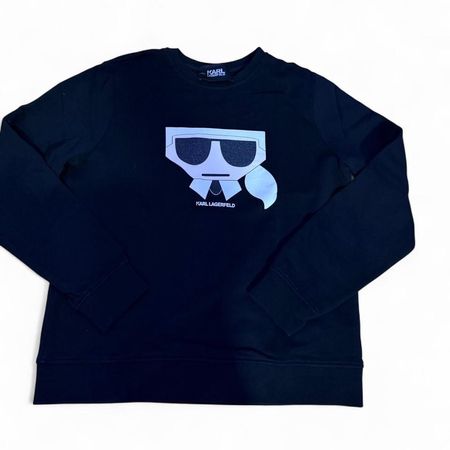 Black Karl Lagerfeld sweatshirt, size M