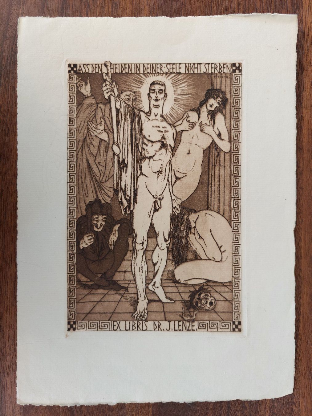Dipinti: Exlibris Karl Ritter - Original Radierung – Usato da Obfelden venduto da Exlibris-Art