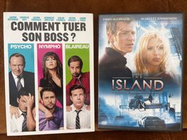 2 films en dvd : comment tuer son boss + the island