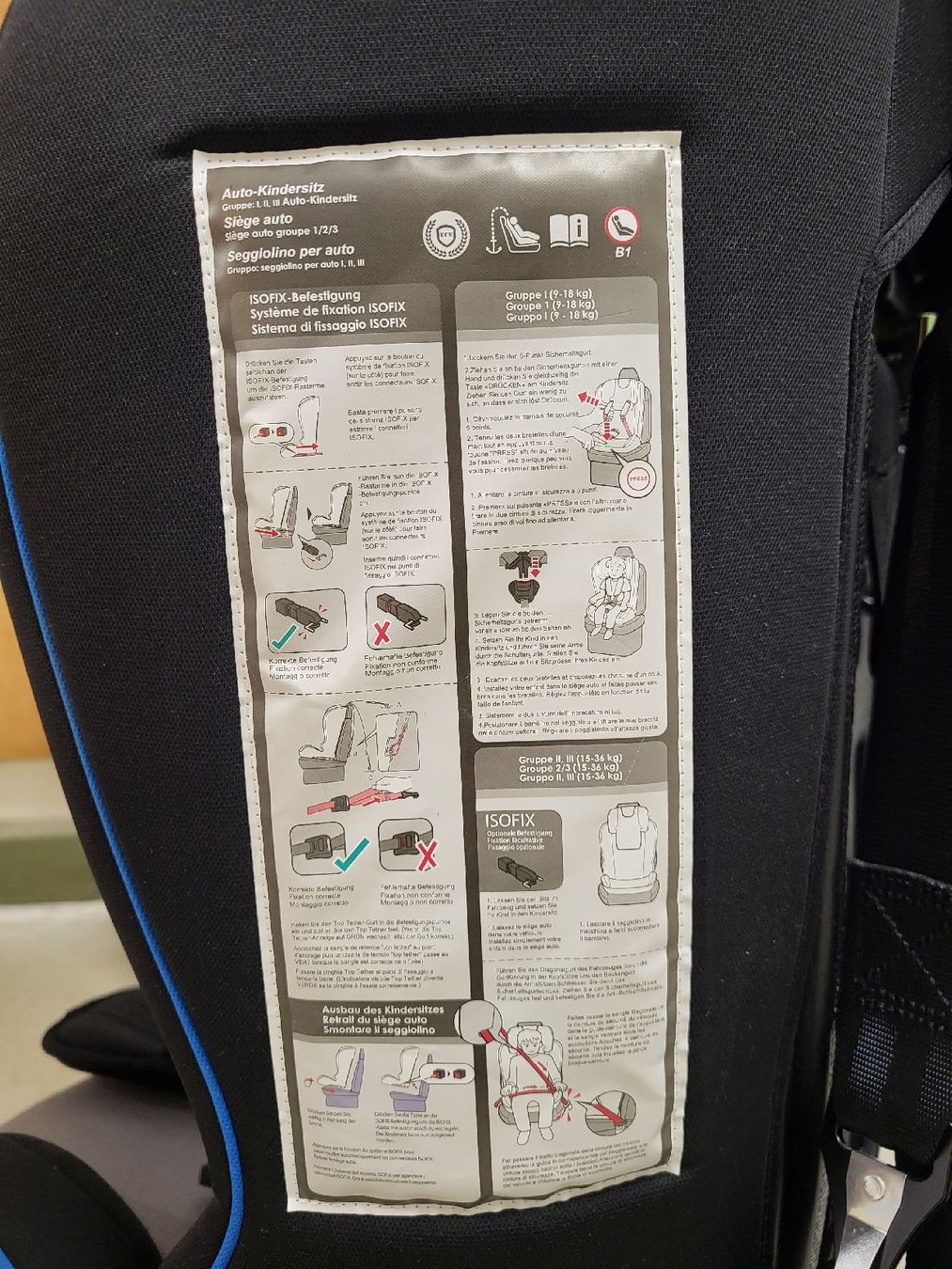 Seggiolini per auto: Kindersitz Isofix top Zustand – Usato da Pratteln venduto da bwe_wt9k 2