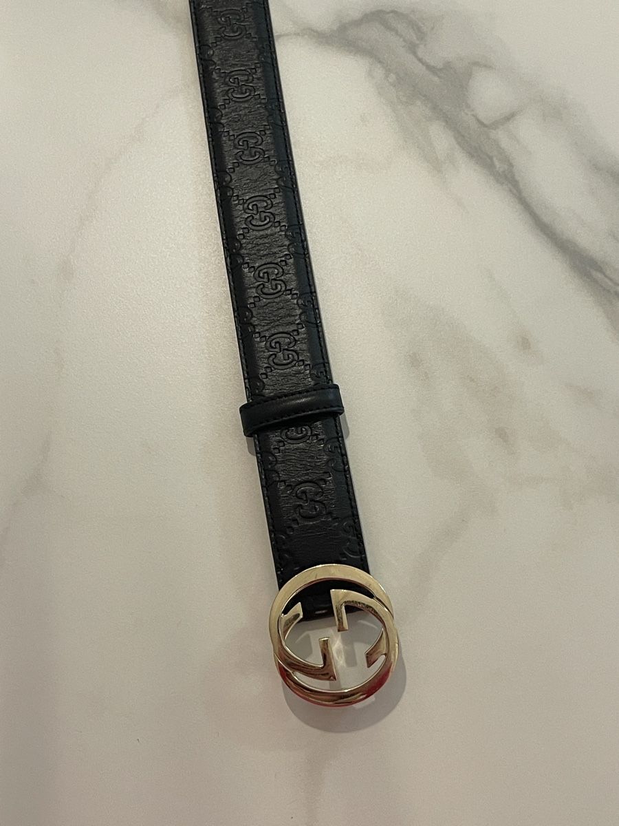 Gucci Cinture: Gucci Ledergürtel Schwarz – Usato da St. Gallen venduto da absky
