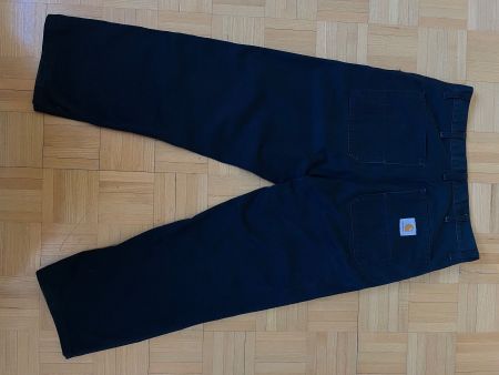 CARHARTT WIP-SIMPLE PANT DENISON-Black Rinsed-W31,L32