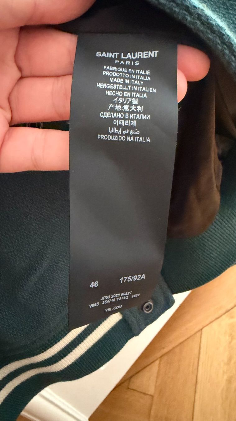 Saint Laurent Giacche: Teddy Saint Laurent vert – Usato da Genève venduto da tan_h6b8 3