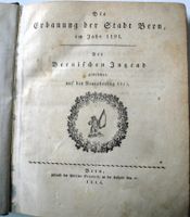 1814-1829 Neujahrsgeschenk zu STAAT BERN für die Jugend