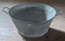 Zinkzuber, Zinkwanne 30 Liter