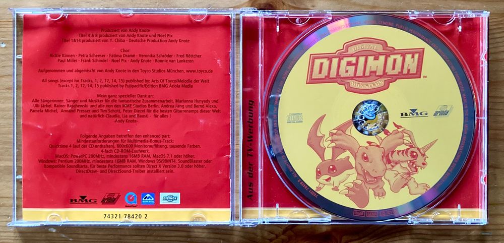 Rarität: Digimon Digital Monsters Original Soundtrack (2000) (Gebraucht ...