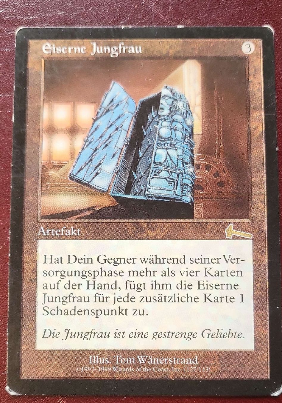 Magic The Gathering Carte collezionabili: Magic the Gathering - Eiserne Jungfrau - Artefakt – Usato da Untersiggenthal venduto da vonberner