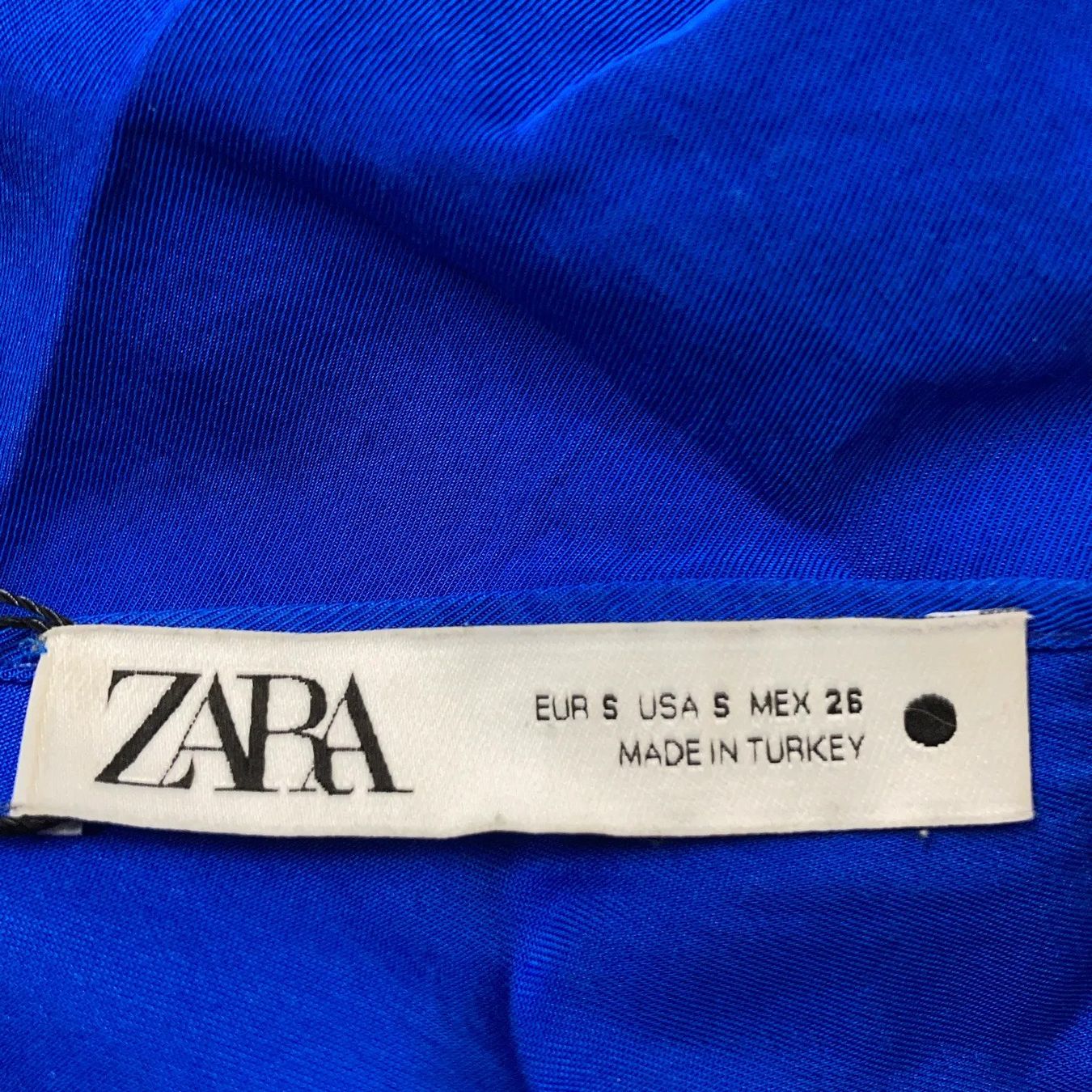 Zara Camicette: Zara Bluse, Grösse S, königsblau – Usato da zürich venduto da saramarina 2