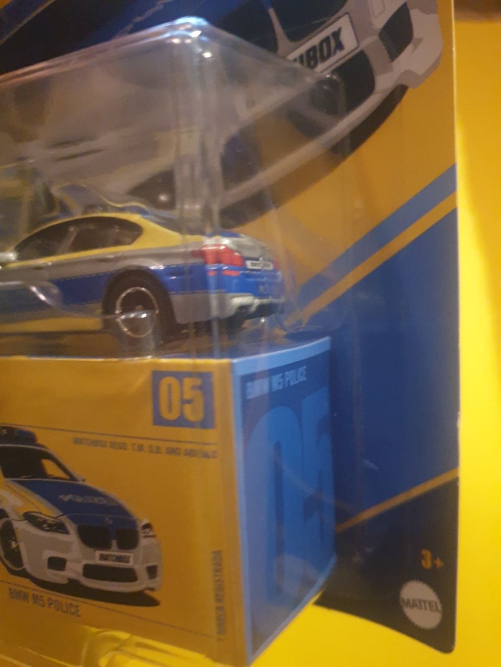 Matchbox Modellini d'auto: Matchbox  BMW M5 POLICE – Nuovo e nell'imballaggio originale da Oftringen venduto da Rotor 4