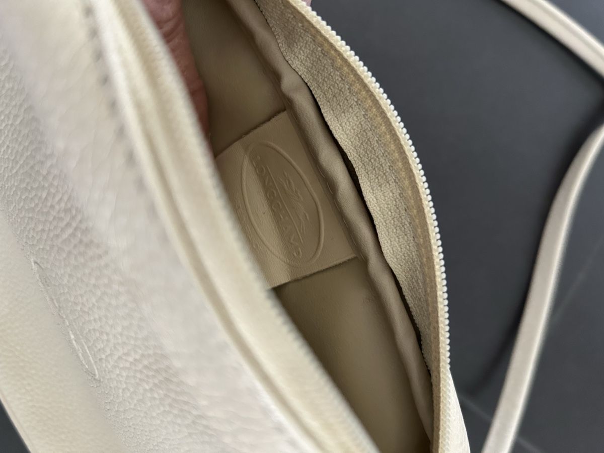 Longchamp Borse da donna: Longchamp Handtasche Leder beige creme – Usato da Basel venduto da kitu 5