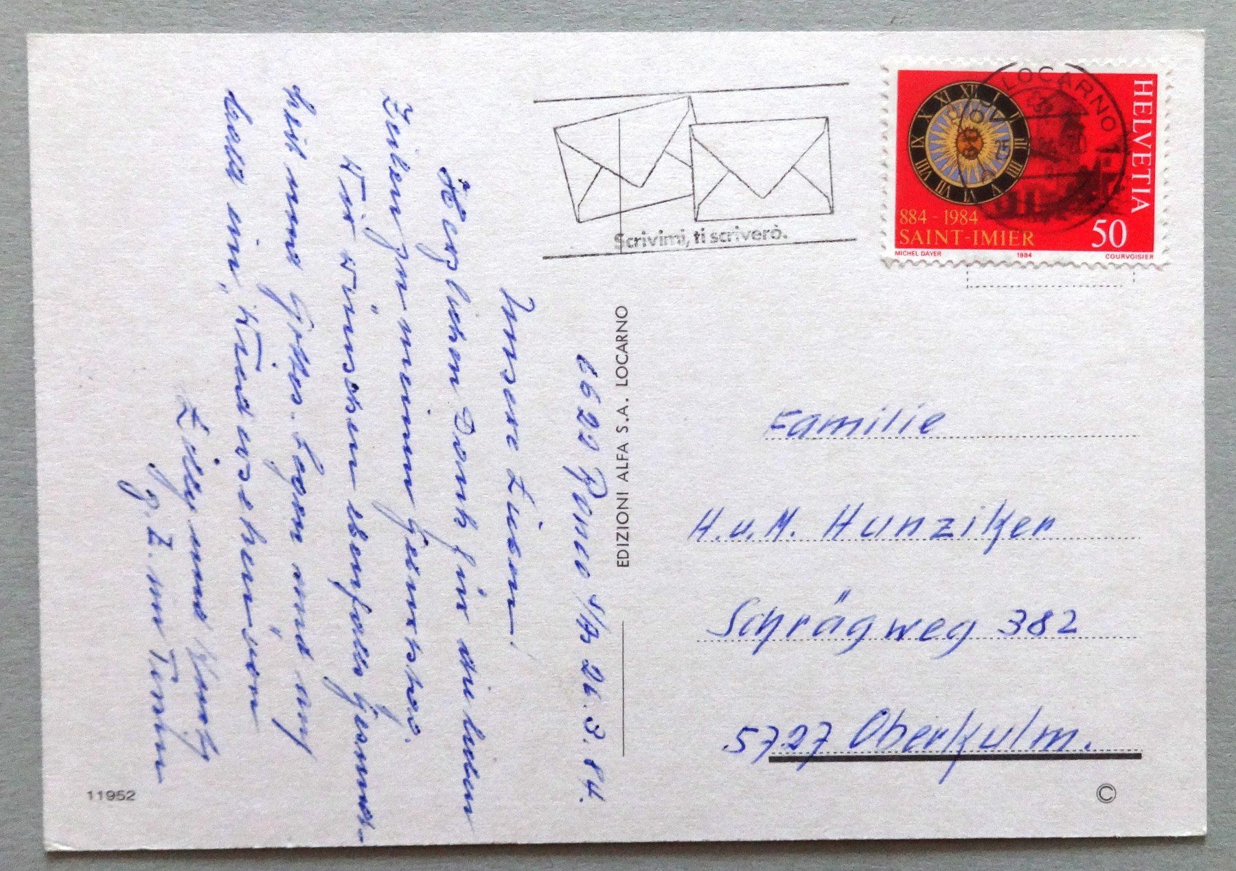Cartoline postali: Valle Onsernone – Usato da Fétigny venduto da Billy2miny 1