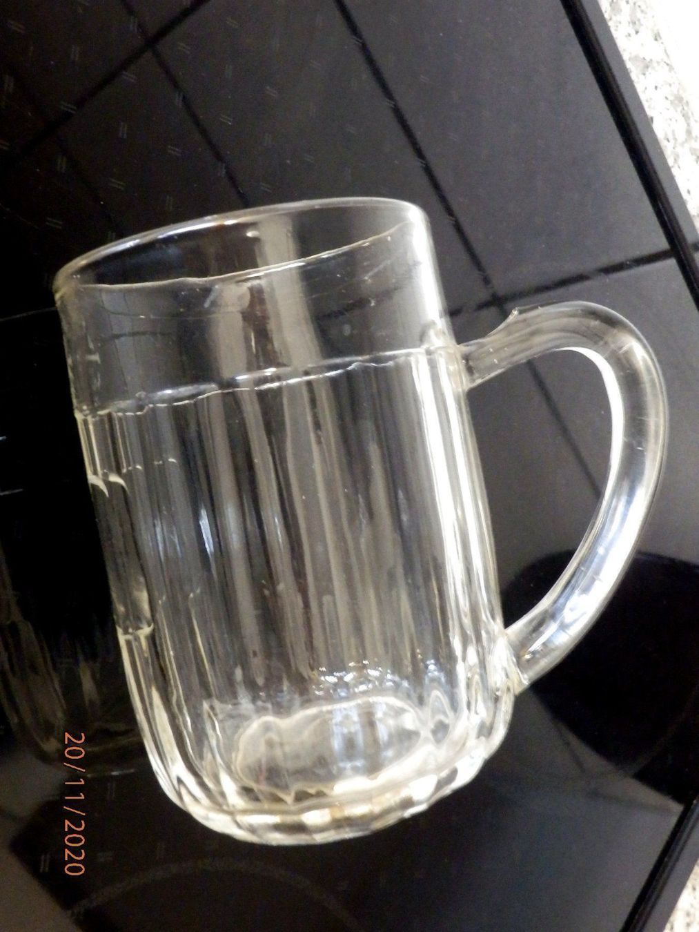 Bicchieri: Bierhumpen, mundgeblasen, handgeeicht. – Usato da Ueberstorf venduto da dinbau 7