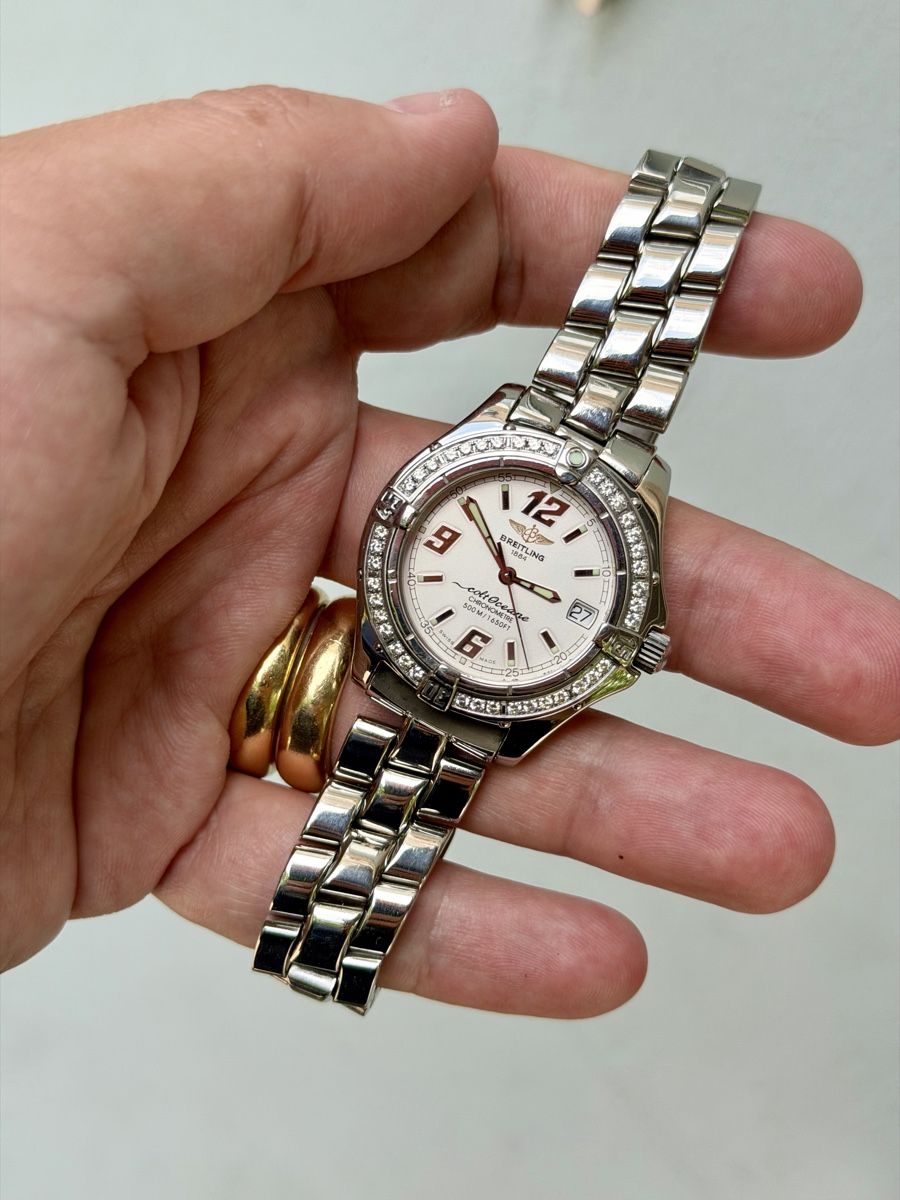 Breitling Orologi: Breitling Colt Oceane mit Brillanten Quarz Fullset – Usato da Winterthur venduto da YSCHU 6
