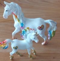 2er Set Schleich Einhorn Figuren