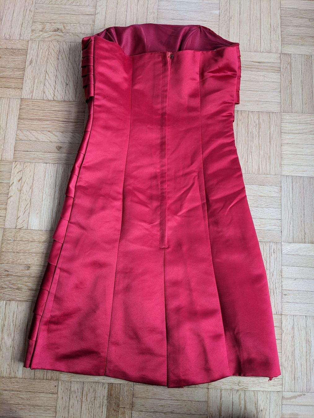 Vestiti: trägerloses rotes Cocktailkleid XS – Nuovo (secondo la descrizione) da Lengnau AG venduto da Nathi88 1