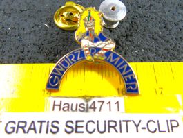 WAGGIS GWÜRTZ-TRAMINER PIN ENAMEL MIT SECURITY-CLIP VINTAGE