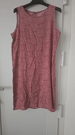 Robe d'été taille L, bordeaux à motifs originaux neuve