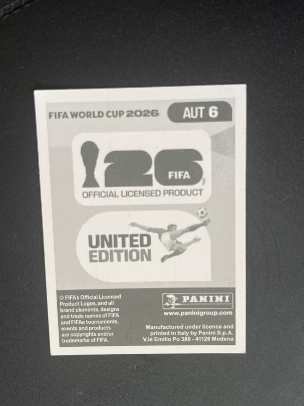 Panini Cartes à collectionner: Panini AUT6 – Neuf (Voir description) à Susten par Rechnun 1
