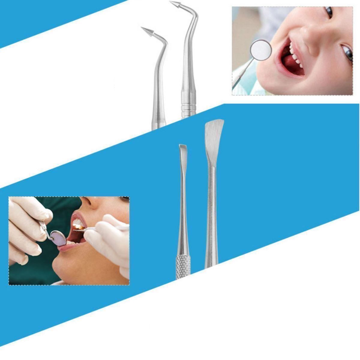 Cura dei denti: 8tlg Dental Tools Set Zahnsteinentferner – Nuovo (secondo la descrizione) da Thun venduto da thunshop 2