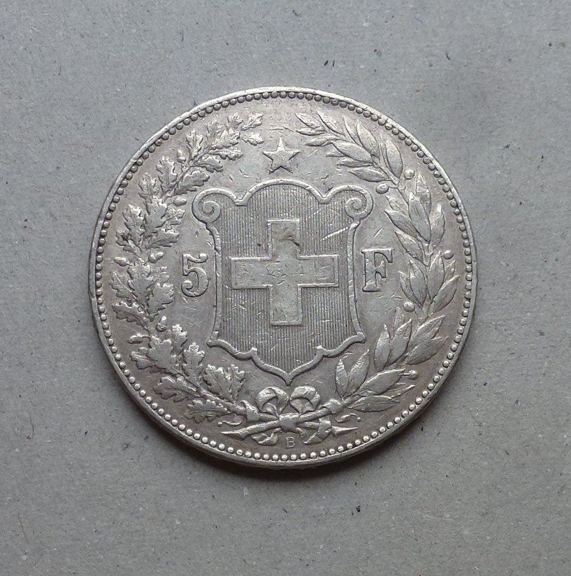 Tutti le monete: ++ 5.- Franken 1890 – Usato da Walkringen venduto da Casablanca777