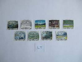 Voll Letzttagsstempel der Poststelle 8703 Erlenbach