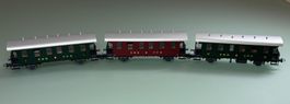 3x SBB CFF Oldtimer Wagen