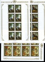 1978 Gemälde Kleinbogenserie postfr.