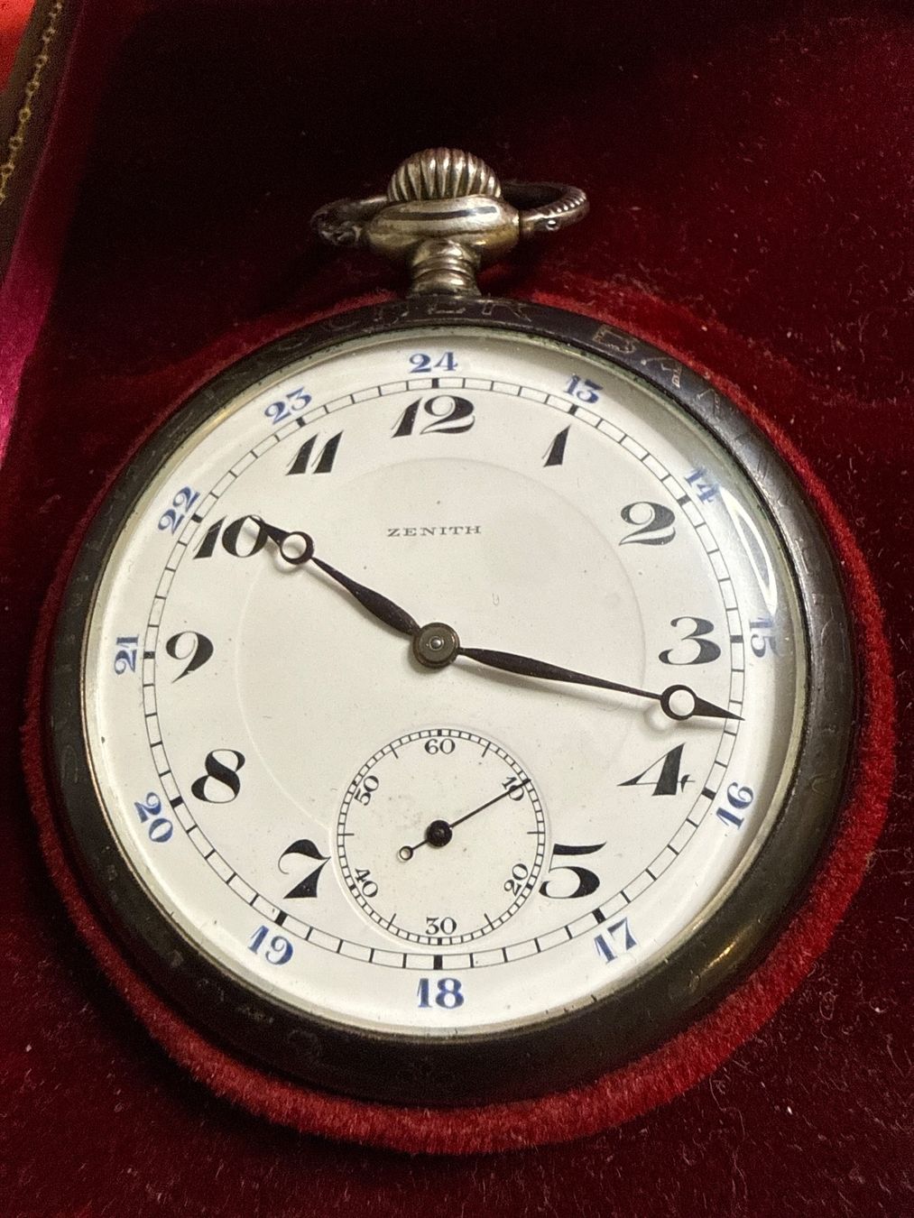Zenith Uhren: Zenith Taschenuhr echt Silber 49.5 mm – Defekt aus Pfeffingen von Allhandelklgwatches