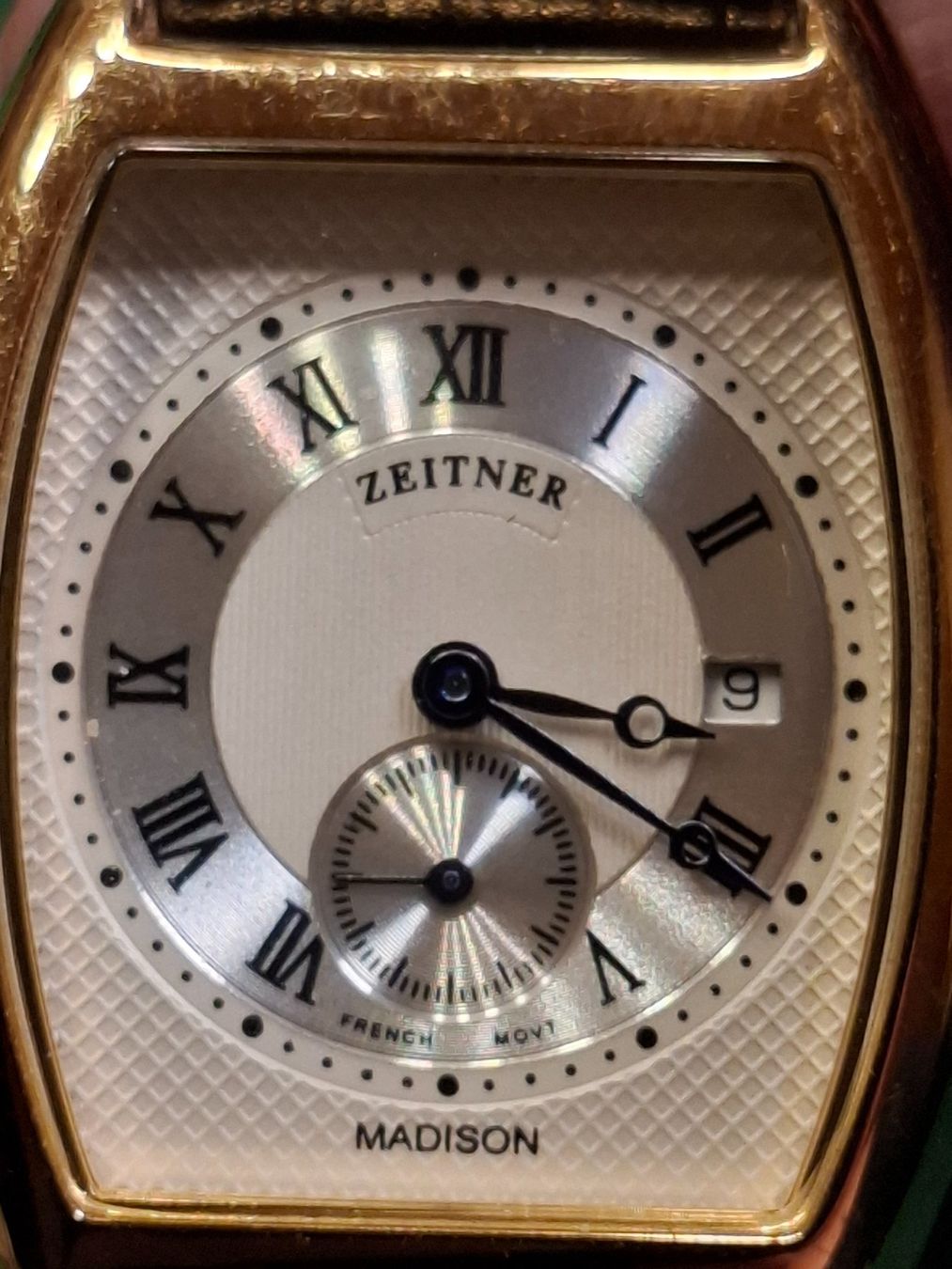 Orologi: Zeitner Madison Quartz Gold Plated Men's Watch – Usato da Schlieren venduto da Norauro 2