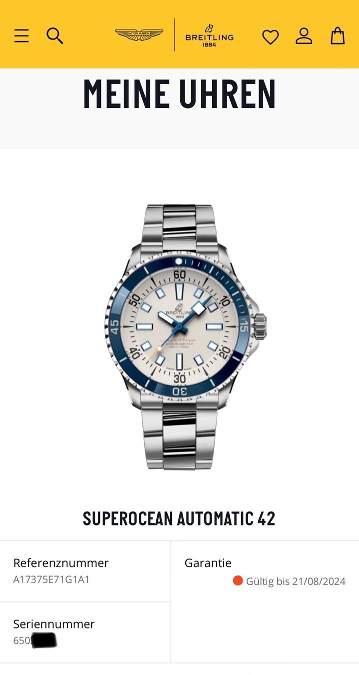 Breitling Uhren: Breitling Superocean Automatic 42 Fullset – Gebraucht aus Birsfelden von Mynos 3