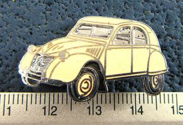 CITROEN 2CV AUTO ANSTECKNADEL ABZEICHEN VINTAGE ENAMEL