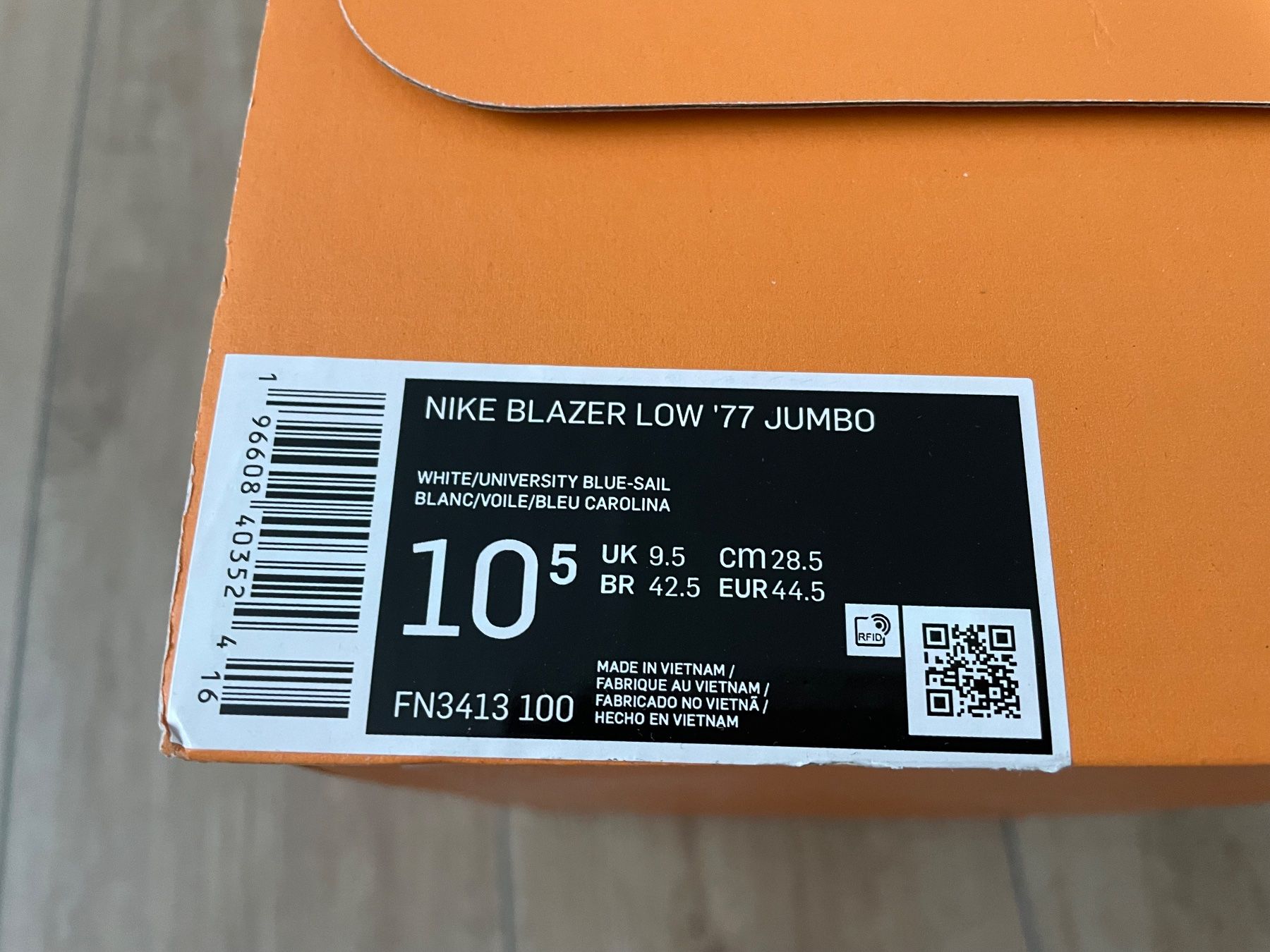 Nike Scarpe da uomo: Nike Blazer Low 77 Jumbo Gr. 44.5 NEU – Nuovo e nell'imballaggio originale da Waltenschwil venduto da hansnine 5