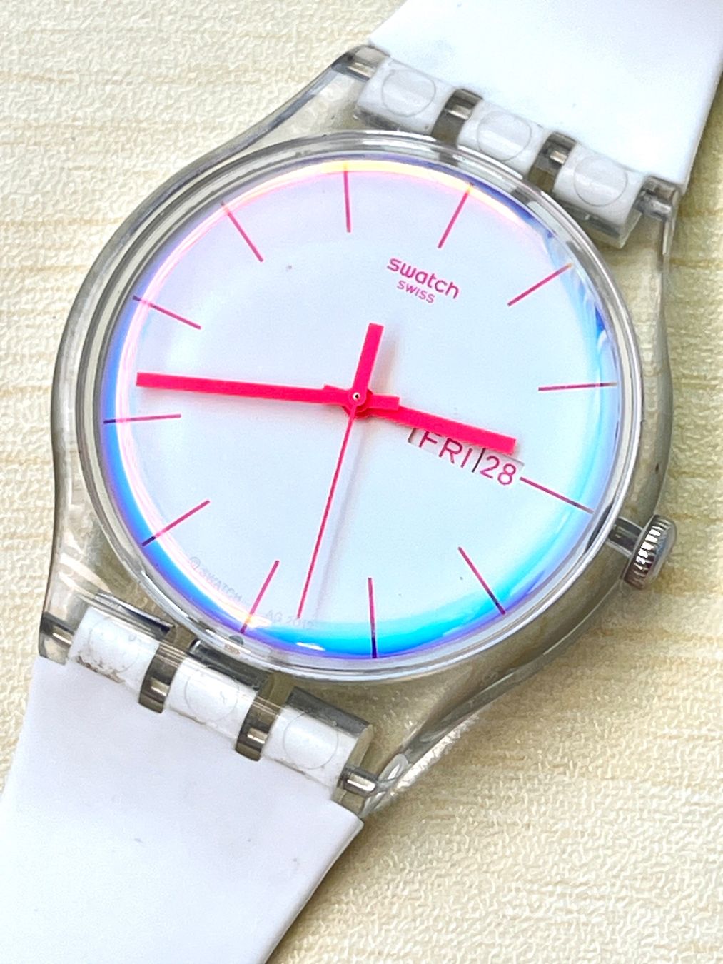 Swatch Orologi: Swatch Uhr, Sommer-Look! – Usato da Grenchen venduto da chththl