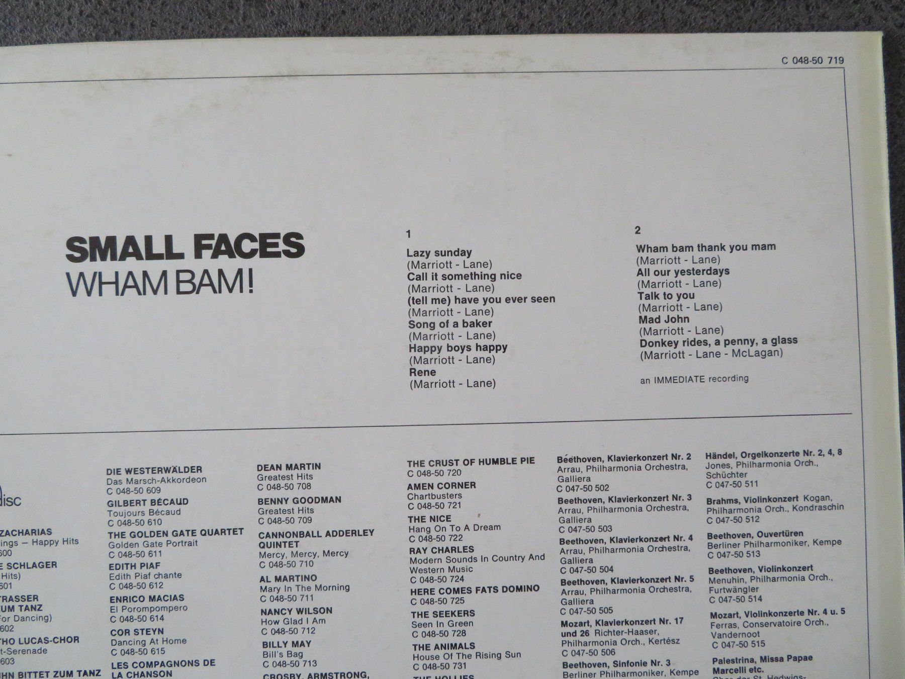 Dischi in vinile: SMALL FACES WHAM BAM – Nuovo (secondo la descrizione) da Zürich venduto da max_cp5f 1