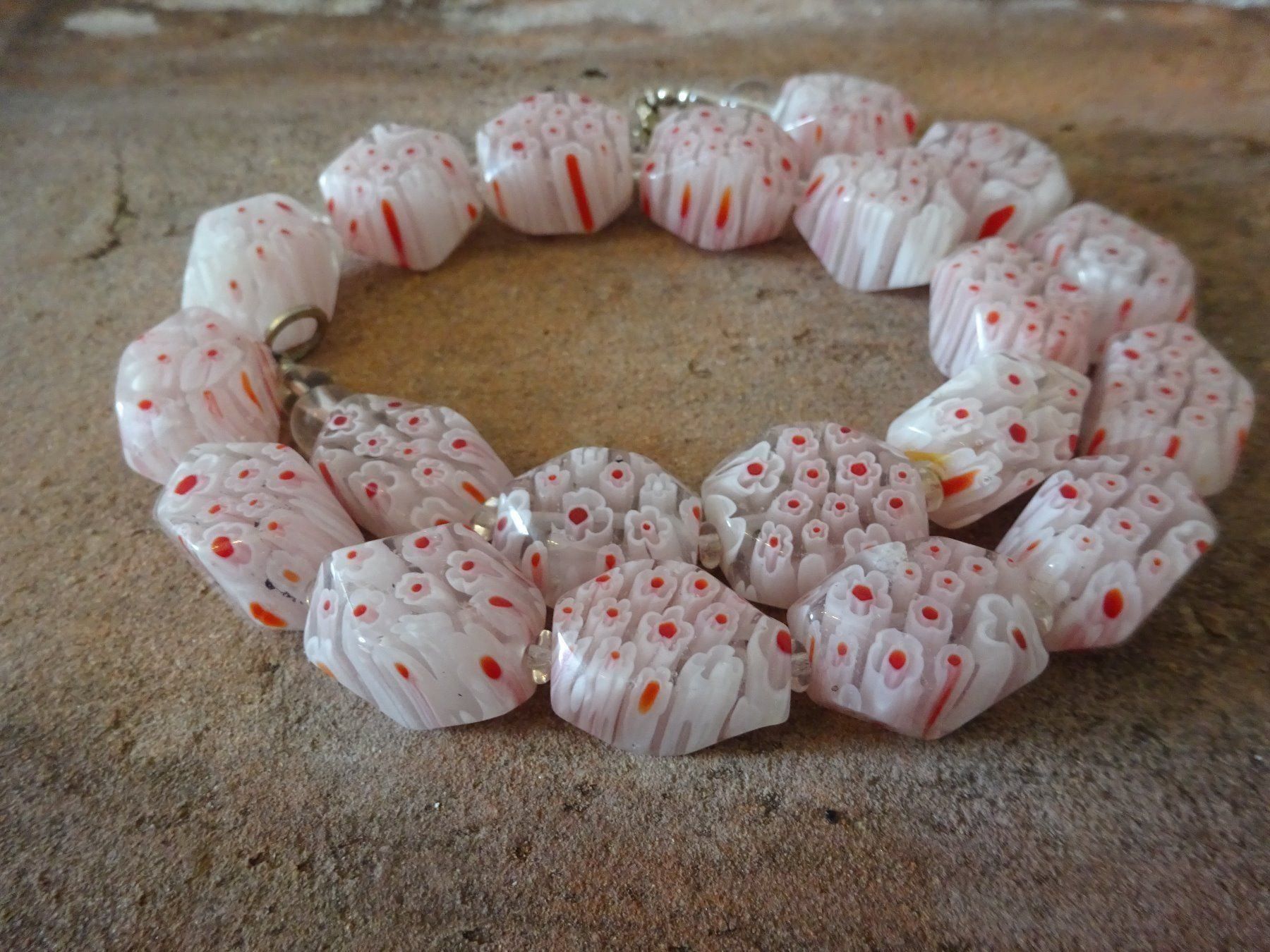 Murano Catenine: Kette Millefiori / Venedig – Usato da Esslingen venduto da FetteSchnecke 1