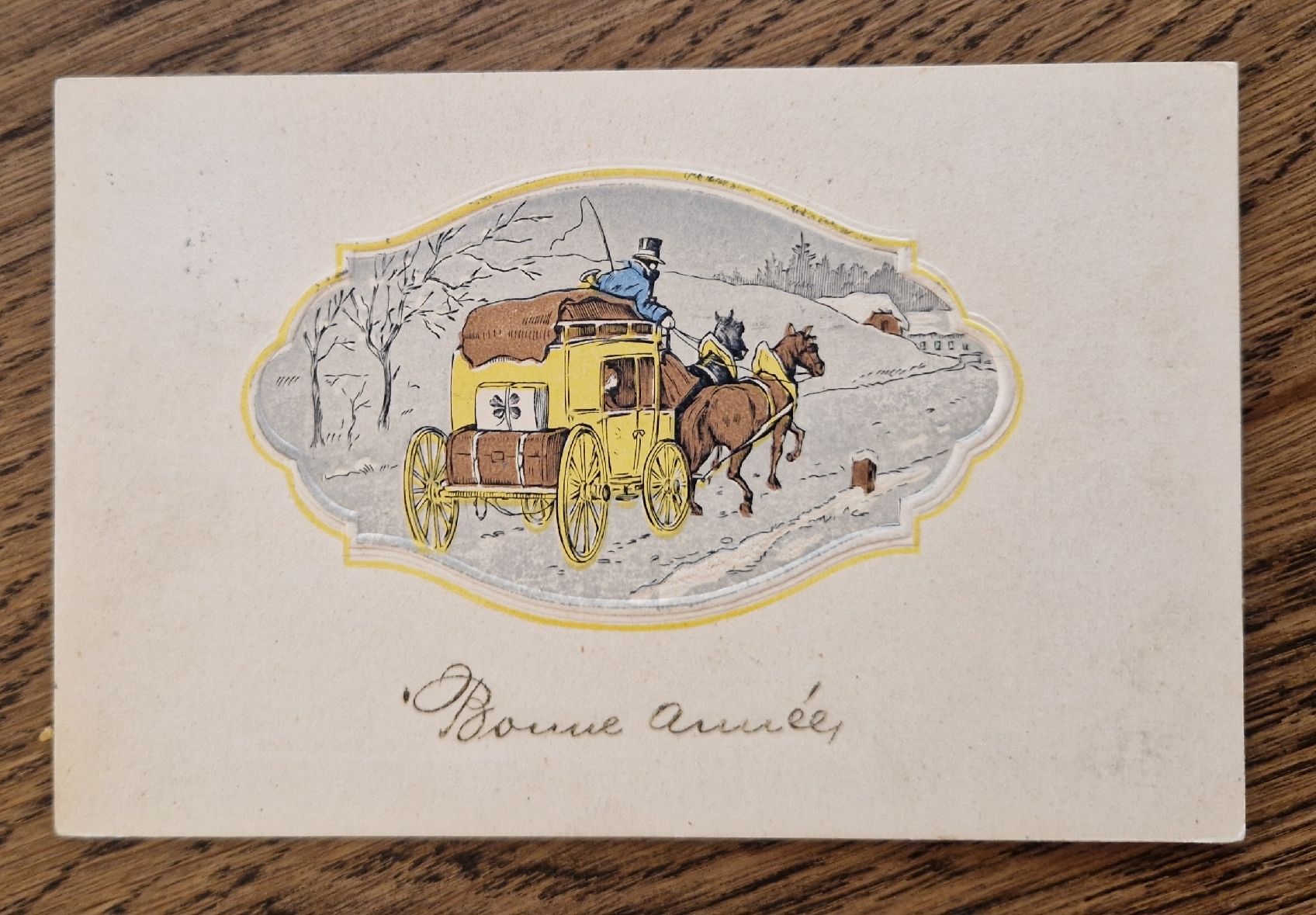 Cartoline postali: Bonne Année, 31.XII.23 Genève – Usato da Ebikon venduto da Donar50