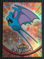 Pokemon Zubat Holo Rainbow Topps Series 1 1999 Vintage
