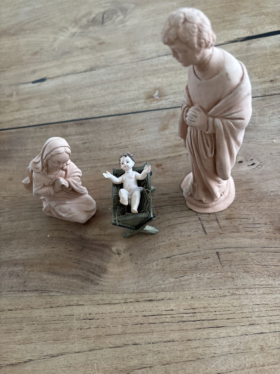 Statuette: Maria und Josef mit Jesuskind – Usato da Kriens venduto da Wundertuete17 2