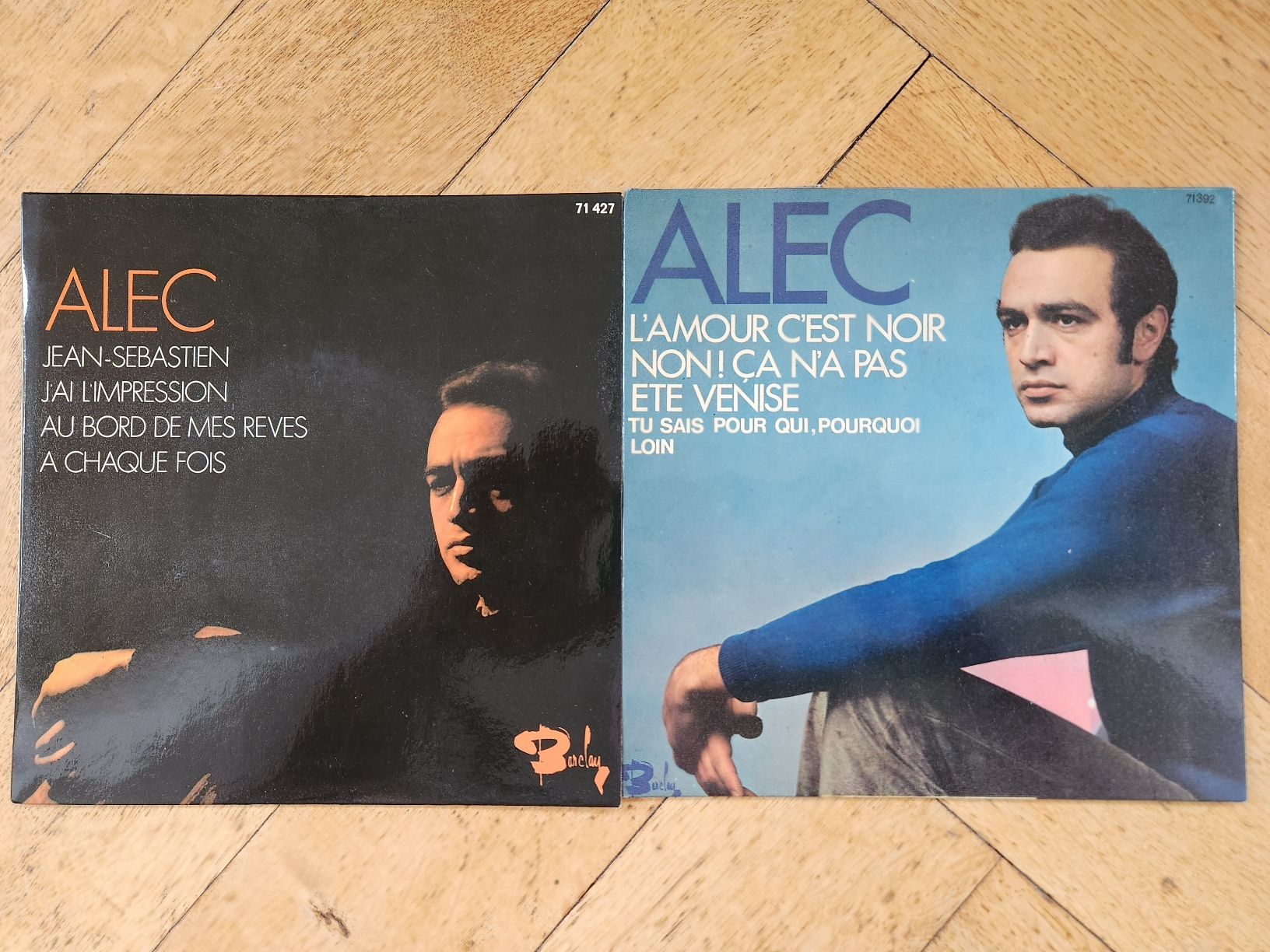 Schallplatten: Alec - lot de deux 45 tours – Gebraucht aus Territet von Cenh