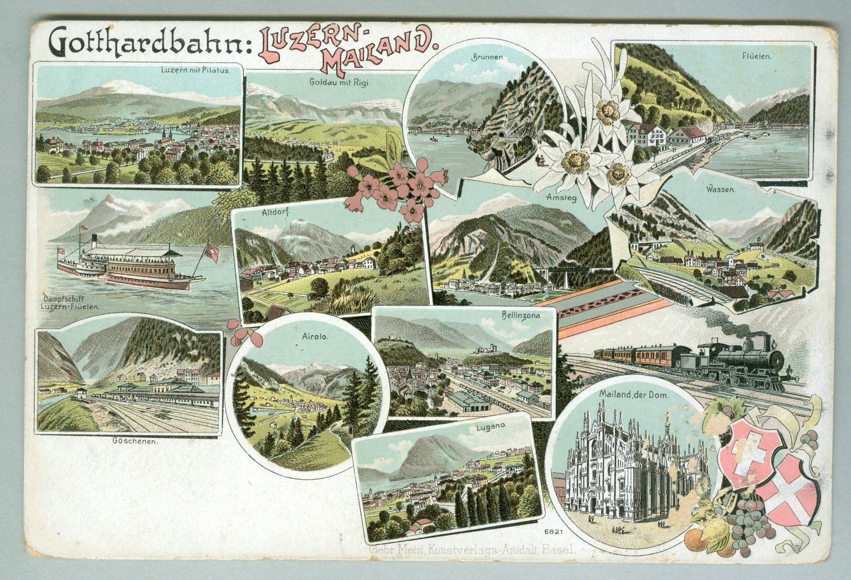 Cartoline postali: 1895/1910 Schweiz AK Kt LU – Usato da Zürich venduto da yago-rot