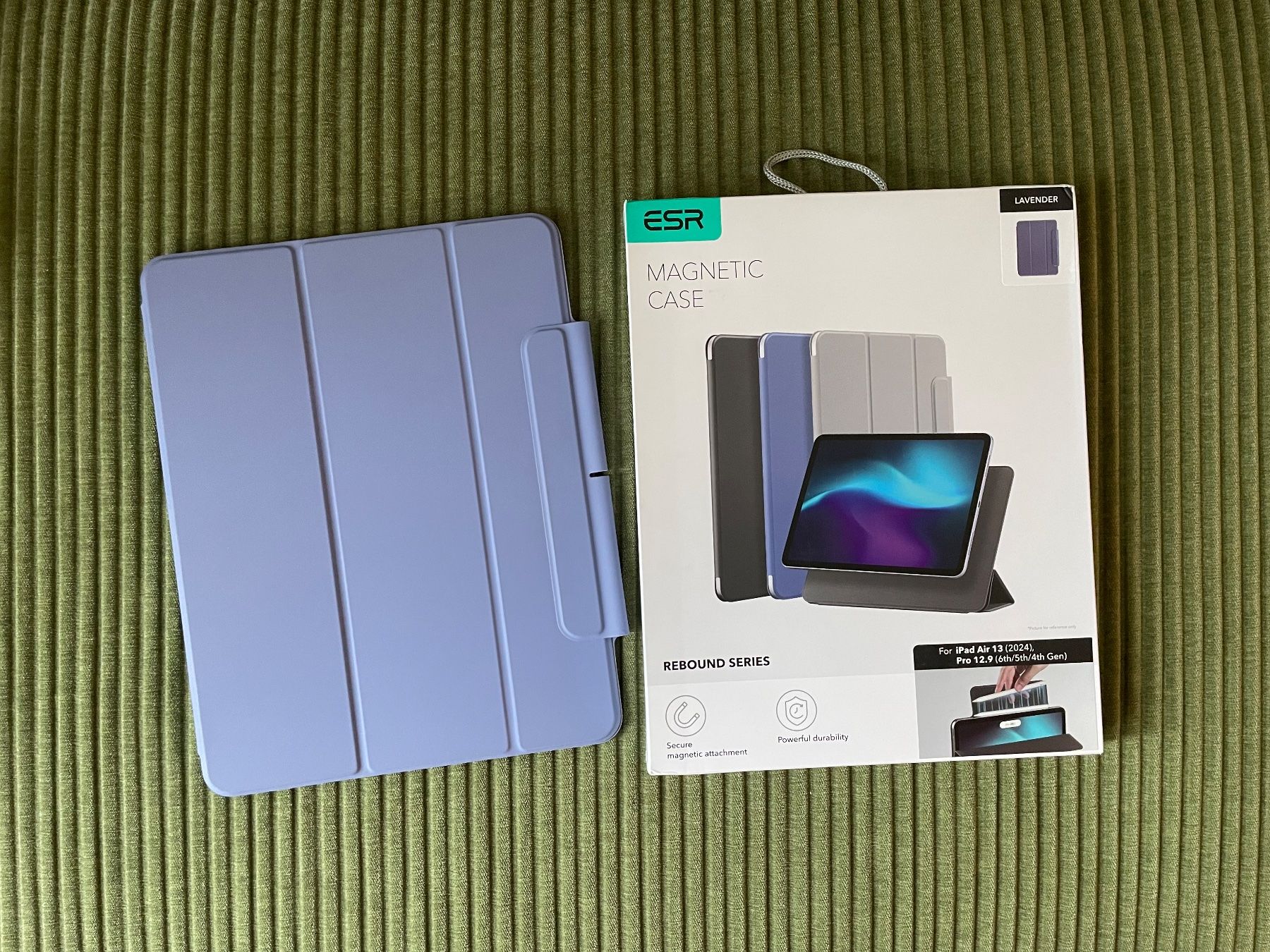 Covers & Borse: ESR Magnetic Case Lavendel iPad Air 13" oder iPad Pro 12.9" – Usato da Zürich venduto da flu_7w6c